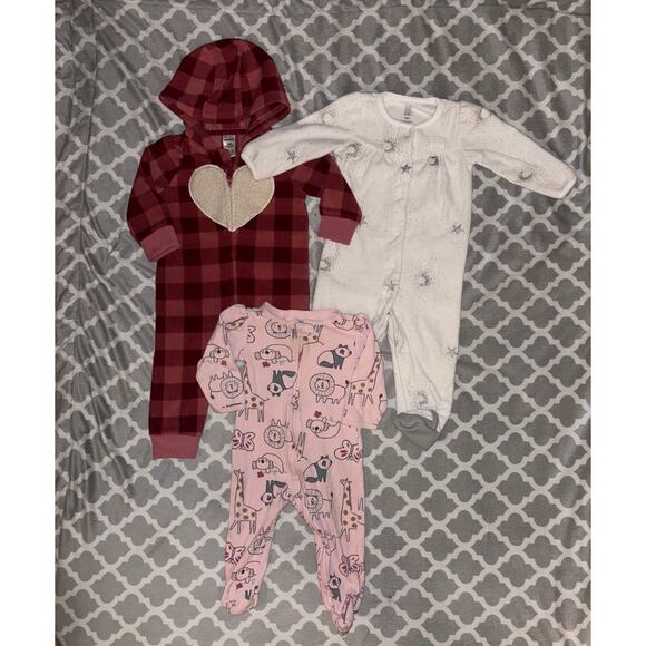 Girls size 9 month pajama bundle. - Picture 1 of 5